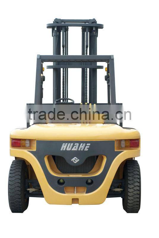 7T Huahe diesel forklit truck mast 6 meter with Perkins engine sale in south africa