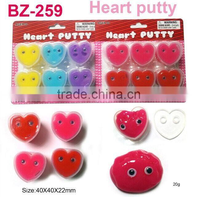 Heart Shaped Putty Toys