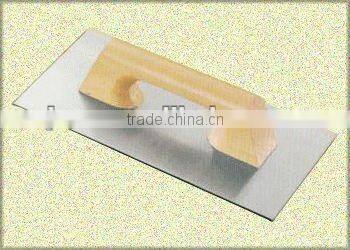 wooden handle stainless steel plastering trowel