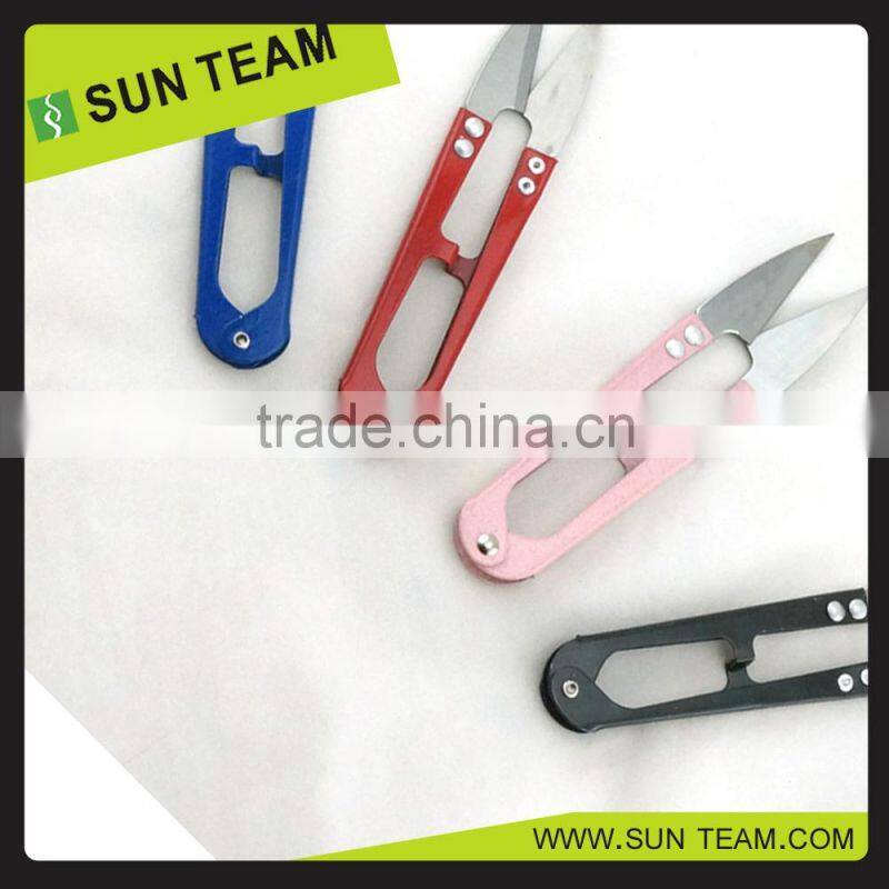 ST016 4-1/4" FDA durable plastic handle fishing line scissor