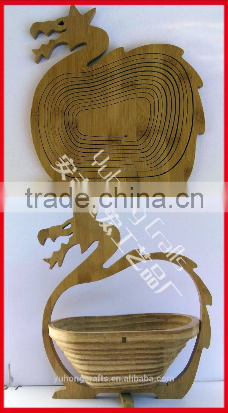 Cheap and high quality bamboo fruit basket