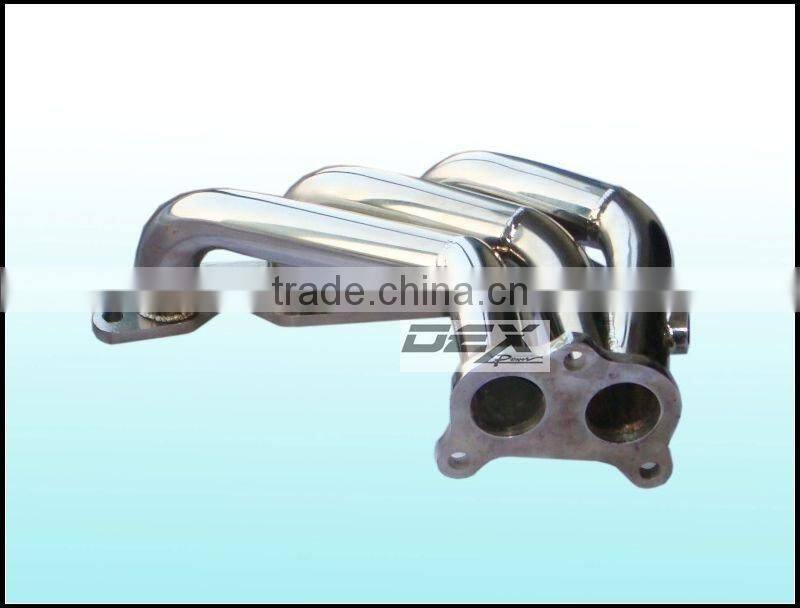 exhaust header for EVO