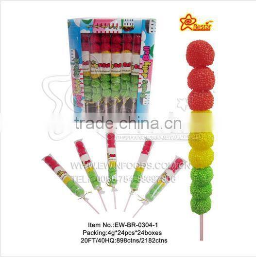 Fruity Flavor Mini Sour Stick Gummy Candy