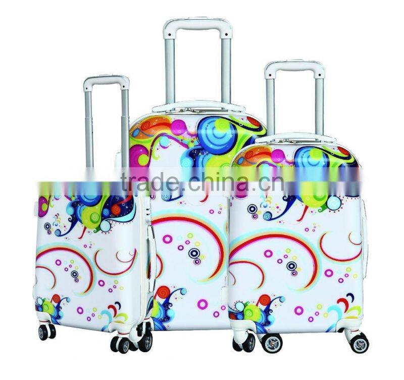 2015 fashion lady pc luggage set