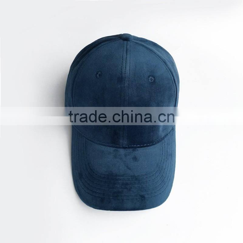 Blank Suede Baseball Cap With Your Own Deisgn