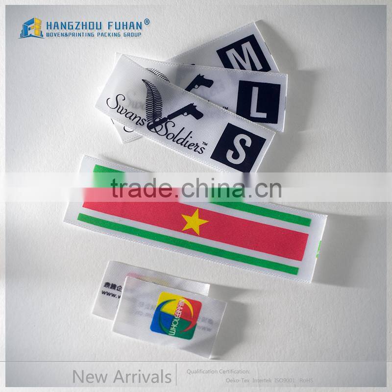 Various Printed Labels for Garments