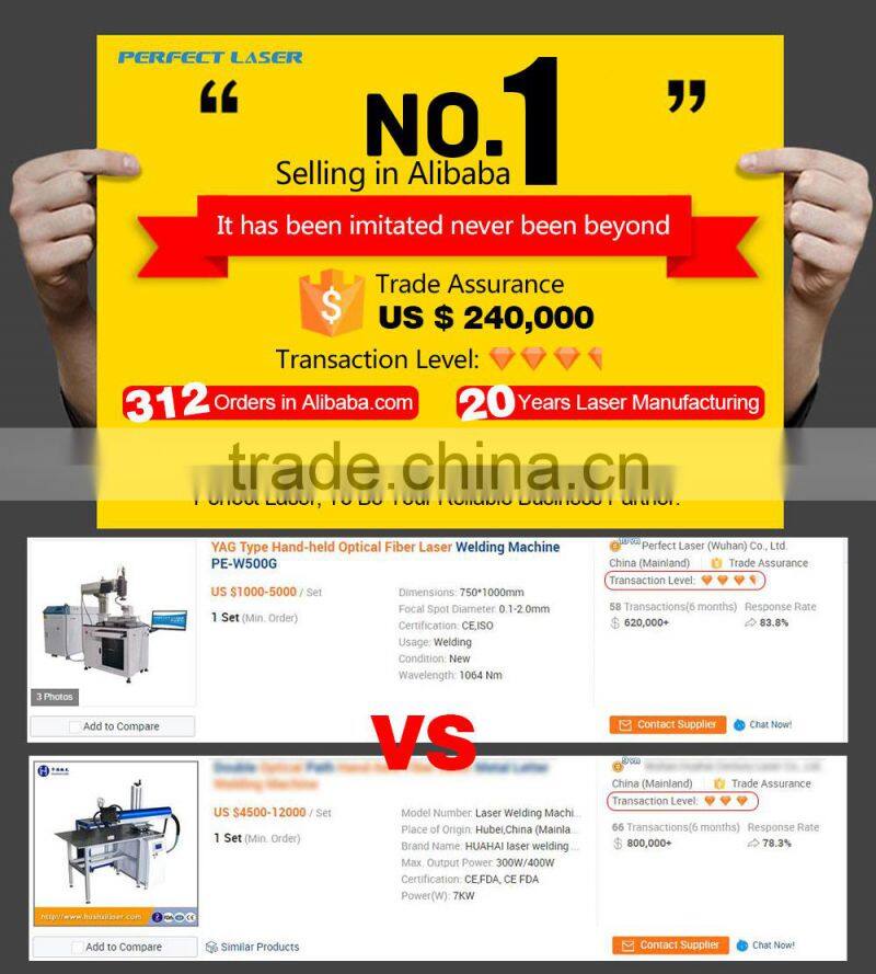 YAG Type Hand-held Optical Fiber Laser Welding Machine PE-W500G