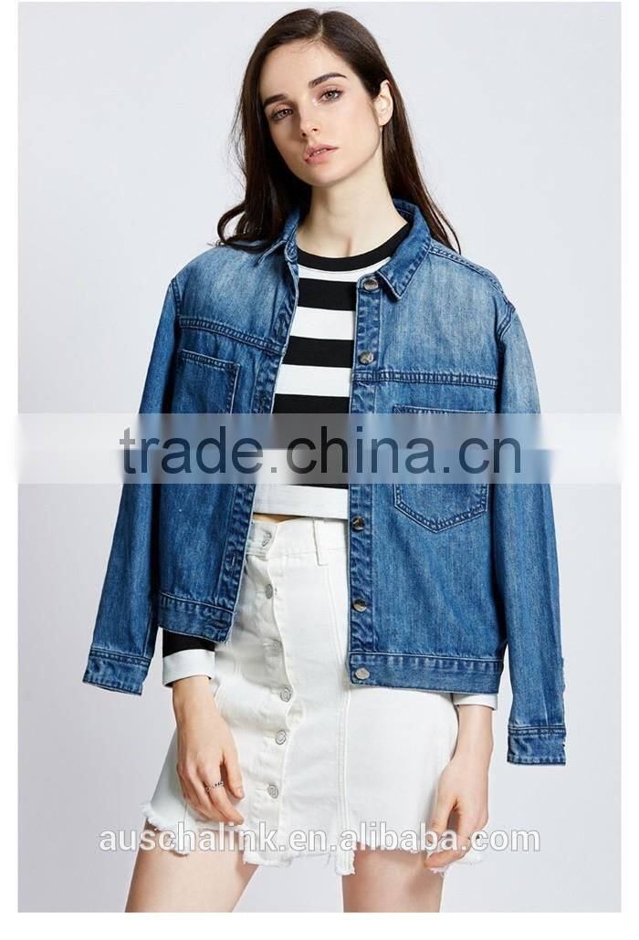 new arrival outdoor winter bulk wholesale loose jean jacket wholesale