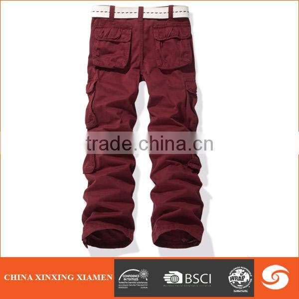 Hot Tupper casual pants male Korean tidal straight 100% cotton men's long pants male overalls factory outlets