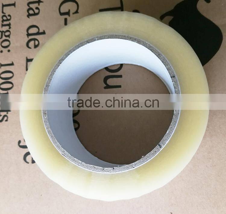 clear Acrylic Adhesive packing bopp tape/best selling cheap carton sealing bopp tape