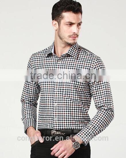 New Italian style slim fit Men's business cotton shirts BSRT0007