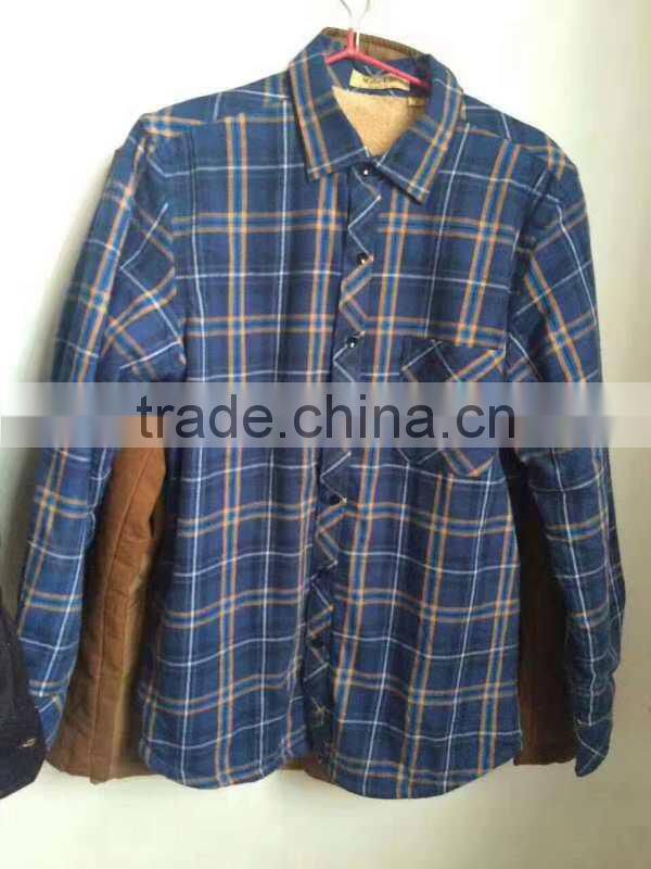 GZY latest shirts for men pictures high quality cheap winter brushed shirt stock 2017 export MIddle east
