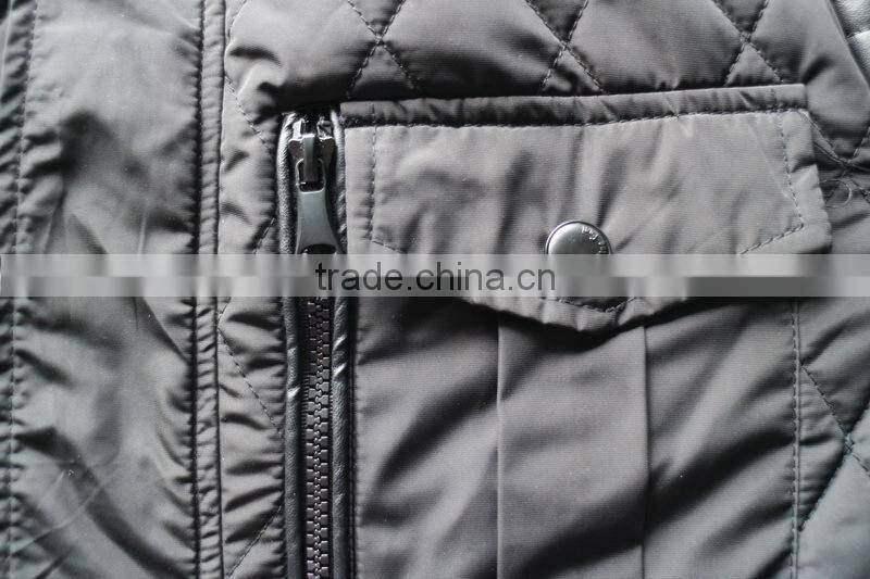 2016 European fashion cheap men winter quilted jacket