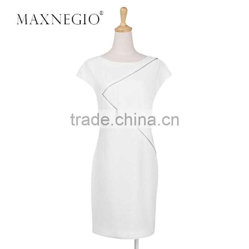 Ladies Office Dresoffice Work Wear knee length Casual dress