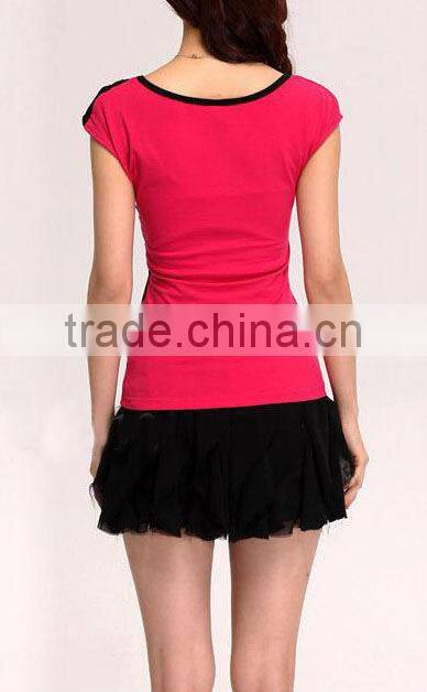 Slim Fit 3D Printing T-shirt 100% Cotton Round Neck 3D T-shirt