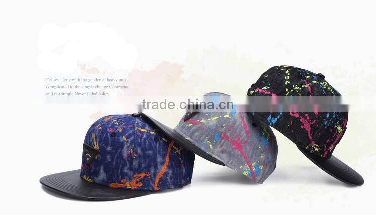 custom 5 panel cap fiat brim blank snapback cap