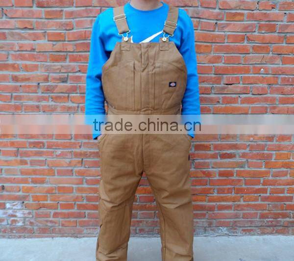 OEM Service High Quality Cheap mens canvas overalls pants wholesale