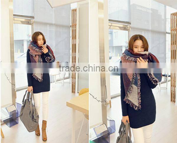 1pc New design fashion winter warmth spandex elegant shawl scarf designs for stitching