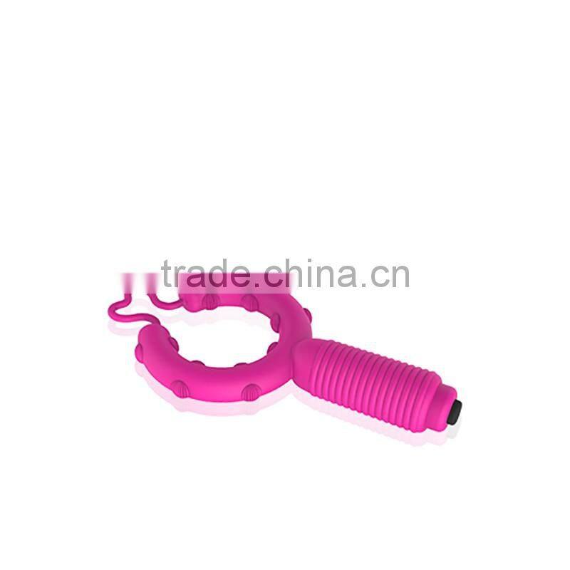 Wholesale Male Masturbation Vibrating Beads Cock Rings