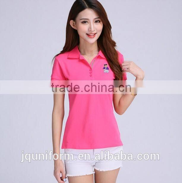 210 grams Fabric Weight and Short Sleeve Sleeve Style ladies pique polo shirts