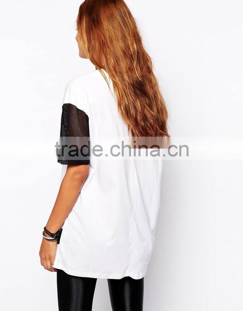 Criminal Damage Oversized T-Shirt With Love Victory Print