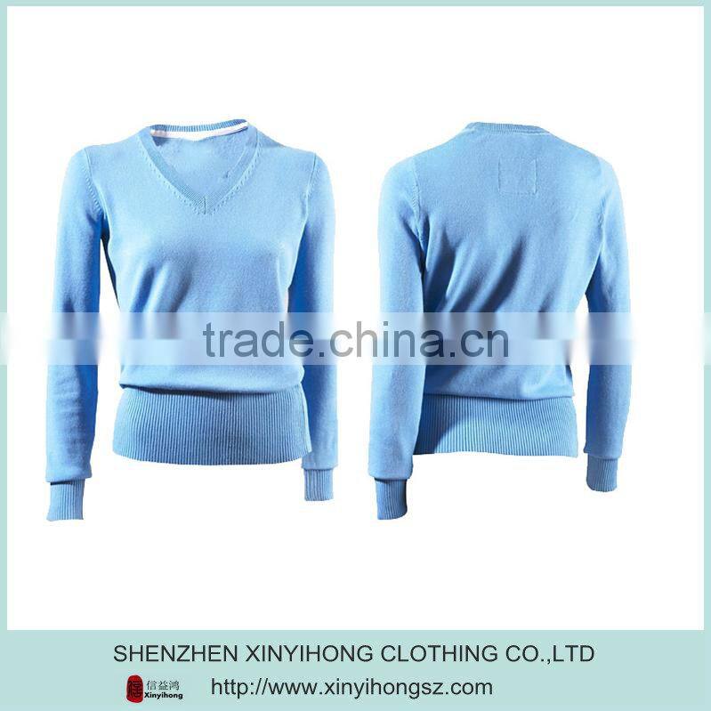 combed cotton elastic comfortable soft womens winter golf Knitwear