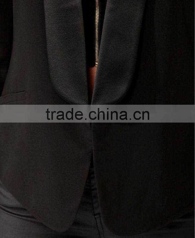 Satin Lapel Tuxedo Jacket