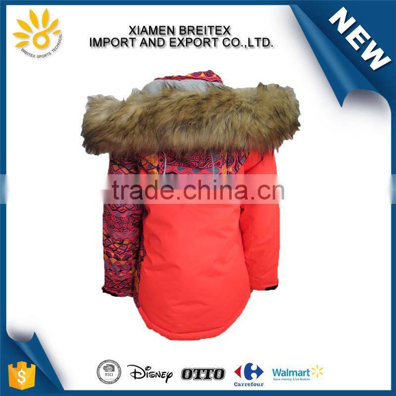 Warm jacket kids/girls padded jacket padded clothing