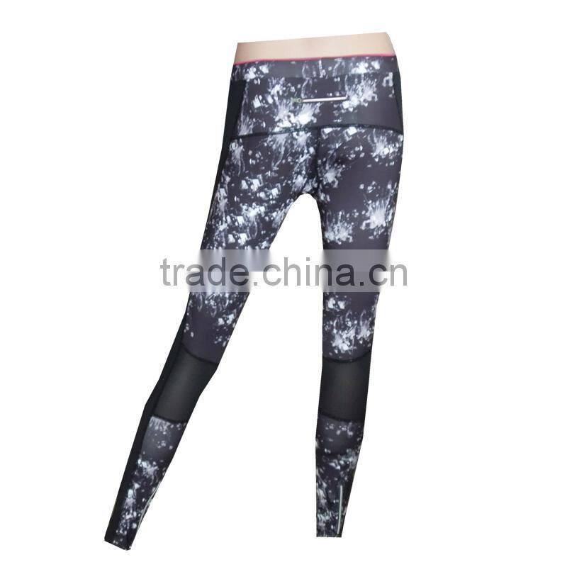 wholesales breathable quick dry with mesh fitness womens yoga pants