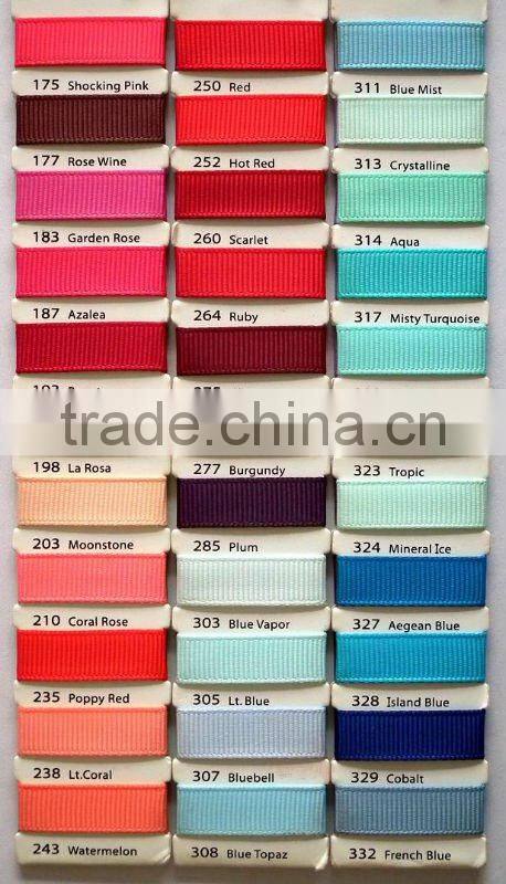 Elastic Tape Factory-Regular Color Charts
