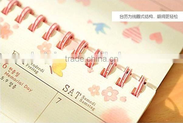 2014 Customized Calendar Desk Calendar Printing