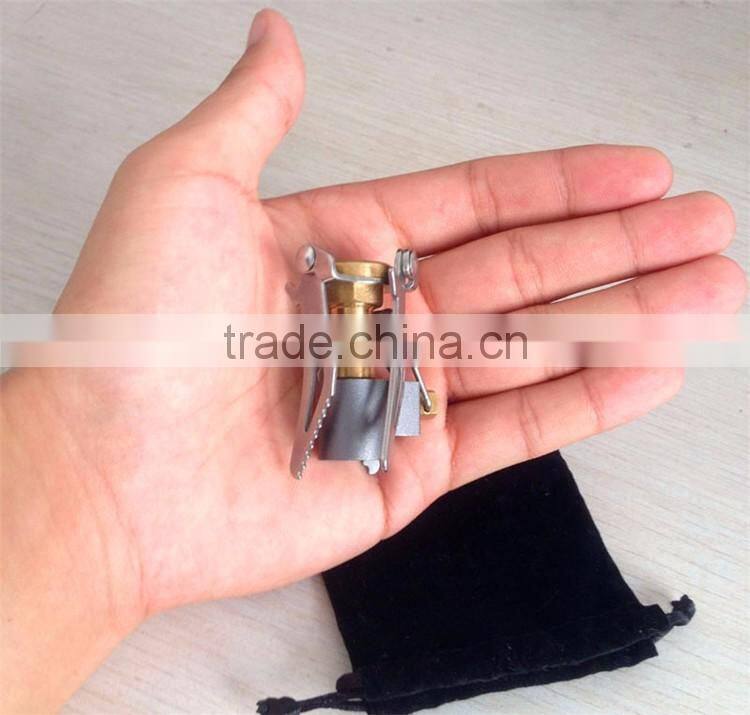 super light weight Mini Portable Collapsible Ultralight Canister Outdoor Camp Stove Instant Campfire Smallest Stove