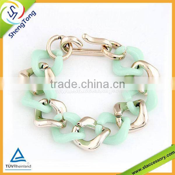 Customized Necklace Your Design is Welcomed Colored Plastic Chain Link Necklace