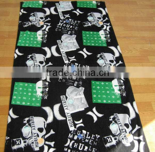 microfiber suede printing beach towel