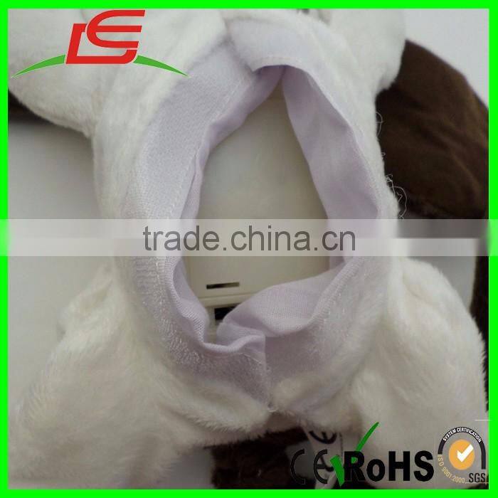 Wholesale Chuckle Laughing Spotted Activated Puppy Dog Plush Stuff