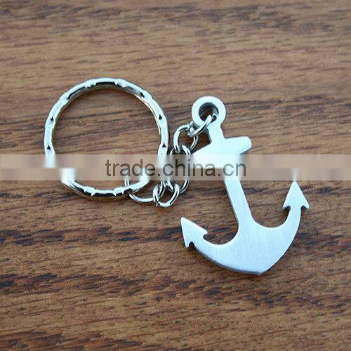 2014 fashion hot pink enamel sun flower pendant key chain key ring