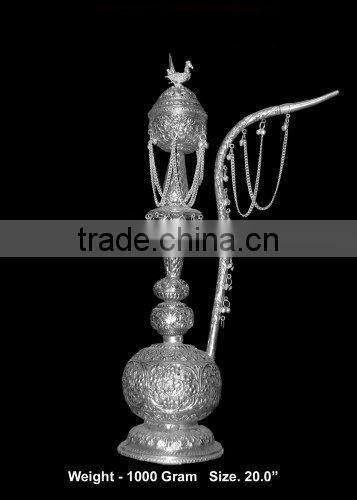 White Metal Surahi , Antique Surahi Handicraft Gift