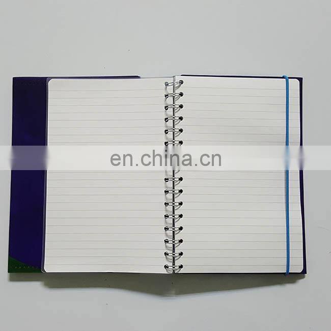 2017 free samples hardcover a4 szie notebook custom printing with led light