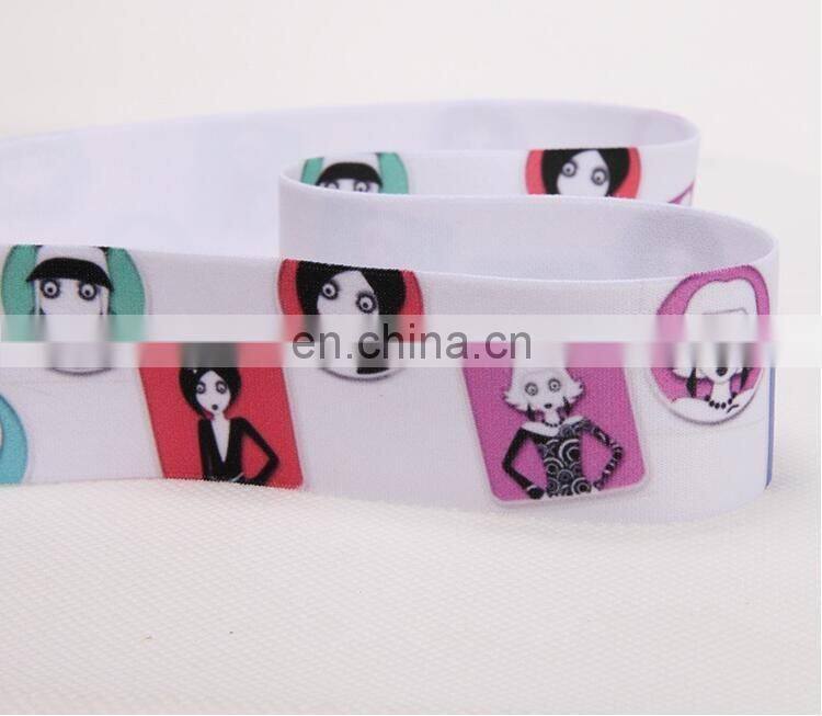 3cm custom printed elastic waistband