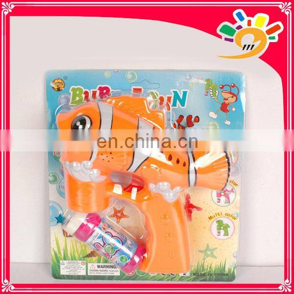 Hot selling reliable quality water toy plastic bubble gun