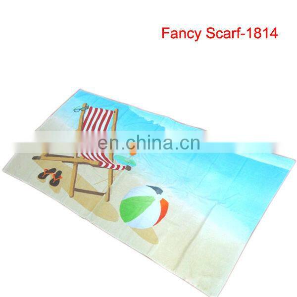 Custom Screen Printing Beach Towel Comply with REACH Standard