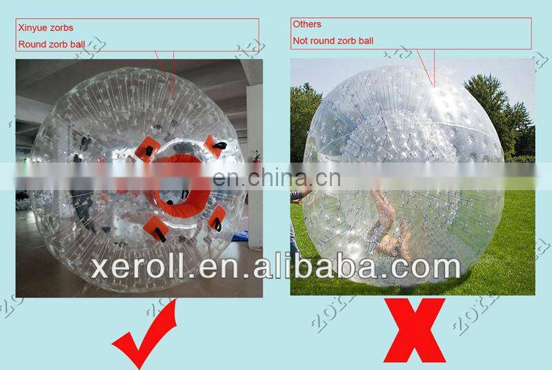 Good selling roll down from hill harness zorb ball