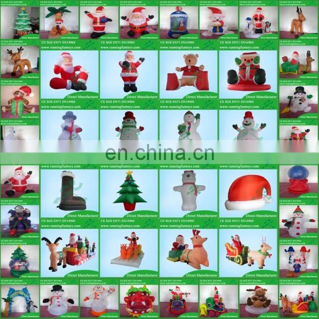 Small Christmas Inflatable Penguin With LED Light Decoration Outdoor