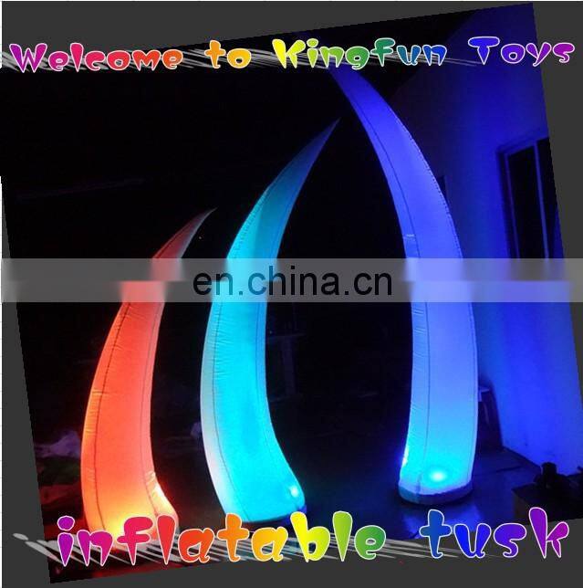 Magical ground inflatable led ball