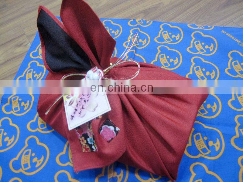 furoshiki, wrapping cloth, japanese classic design,cheap lunch bag, square bandana