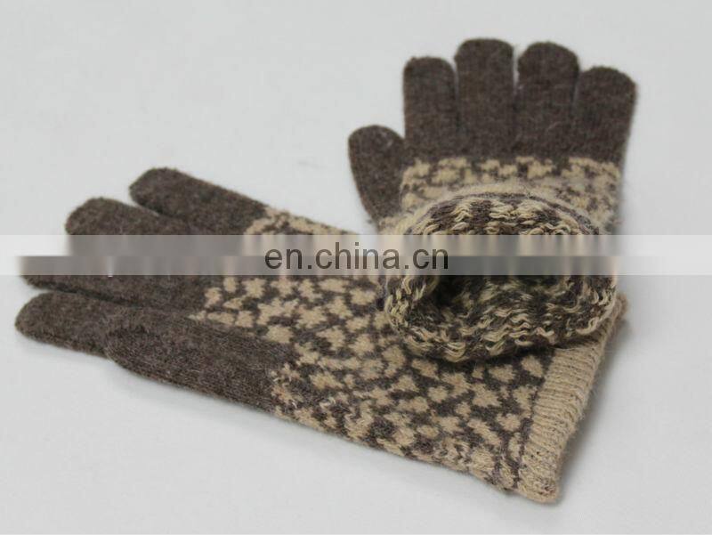 2013 winter thick warm glove Korean rabbit gloves fashion hand gloves (JDG-001 col.01#)
