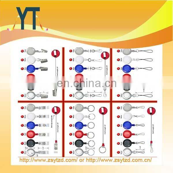 Badge Reel With Spring Hook