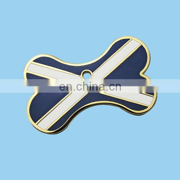 Stainless steel pet tags with paw/heart/bone logo design