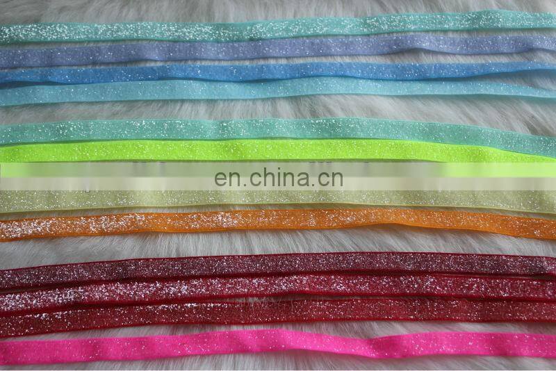 Frosted Glitter Elastic