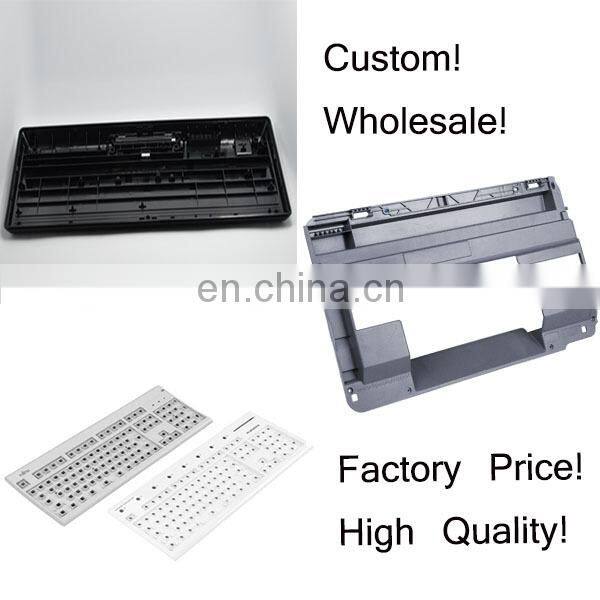 Plastic injection molding company custom high quality latest colored plastic computer keyboard cheap keyboard